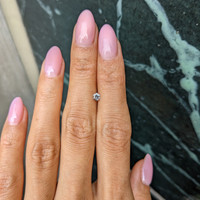 0.25 Ct. Brown Sapphire from Ceylon (Sri Lanka) Life Style