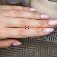 2.27 Ct. Padparadscha Sapphire from Ceylon (Sri Lanka) Life Style