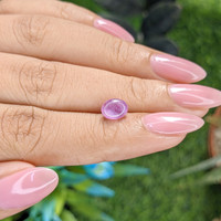 1.83 Ct. Pink Star Sapphire from Ceylon (Sri Lanka) Life Style