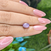 2.43 Ct. Pinkish Purple Star Sapphire from Ceylon (Sri Lanka) Life Style