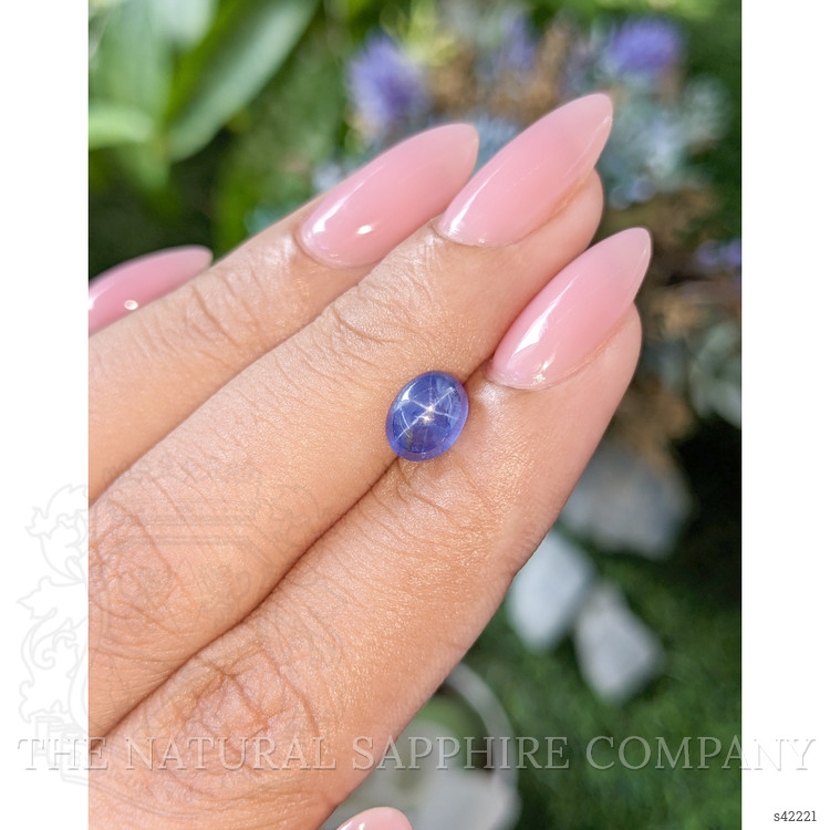 1.73 Ct. Blue Star Sapphire from Ceylon (Sri Lanka)