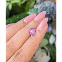 2.62 Ct. Pinkish Purple Star Sapphire from Ceylon (Sri Lanka) Life Style