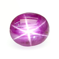 1.77 Ct. Purplish Pink Star Sapphire from Ceylon (Sri Lanka) Video