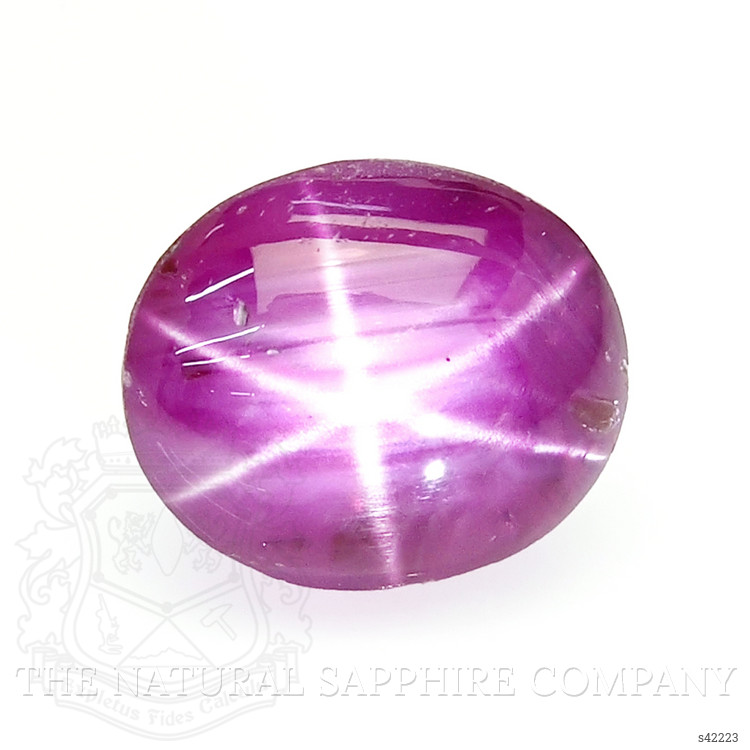 1.77 Ct. Purplish Pink Star Sapphire from Ceylon (Sri Lanka)