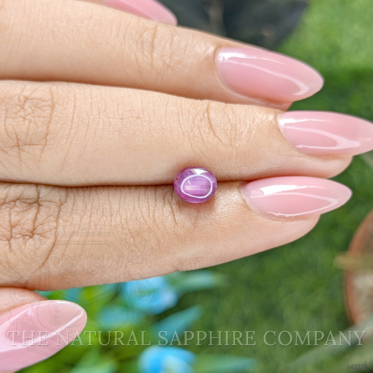 1.77 Ct. Purplish Pink Star Sapphire from Ceylon (Sri Lanka)