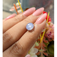 3.45 Ct. Blue Star Sapphire from Ceylon (Sri Lanka) Life Style