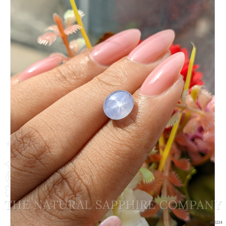 3.45 Ct. Blue Star Sapphire from Ceylon (Sri Lanka)