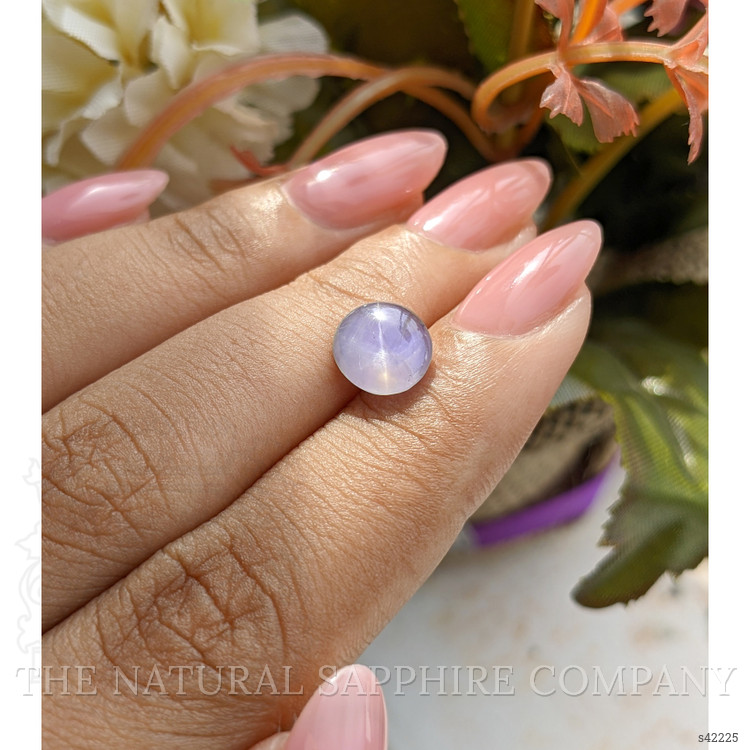 2.82 Ct. Bluish Purple Star Sapphire from Ceylon (Sri Lanka)