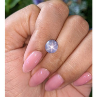 2.82 Ct. Bluish Purple Star Sapphire from Ceylon (Sri Lanka) Life Style