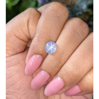 2.32 Ct. Blue Star Sapphire from Ceylon (Sri Lanka) Life Style