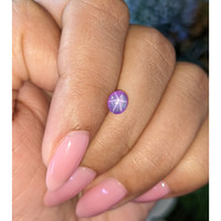 1.20 Ct. Purple Star Sapphire from Ceylon (Sri Lanka) Life Style