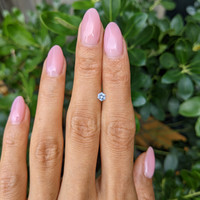 0.27 Ct. Blue Sapphire from Ceylon (Sri Lanka) Life Style