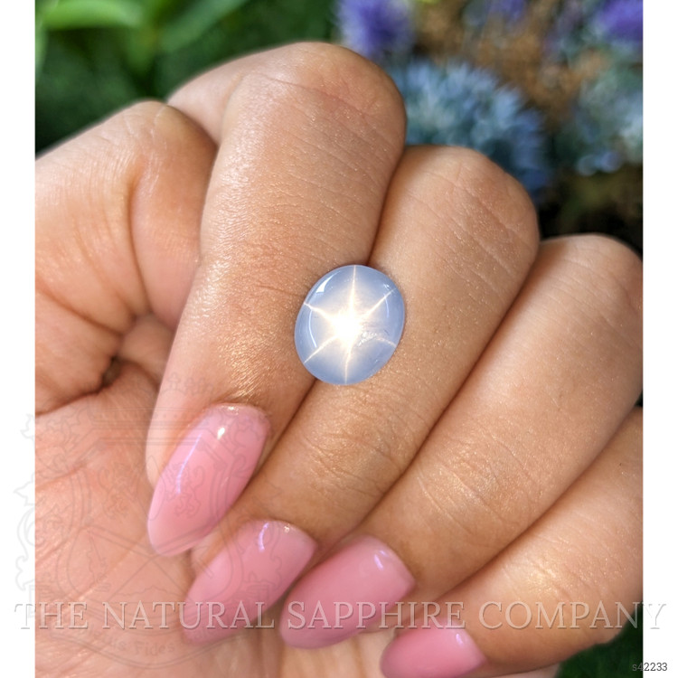 5.05 Ct. Blue Star Sapphire from Ceylon (Sri Lanka)