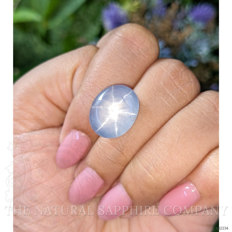 17.37 Ct. Blue Star Sapphire from Ceylon (Sri Lanka)