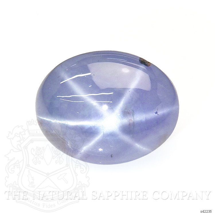 14.09 Ct. Purplish Blue Star Sapphire from Ceylon (Sri Lanka)