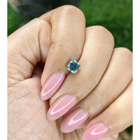 1.02 Ct. Bluish Green Sapphire from Ceylon (Sri Lanka) Life Style