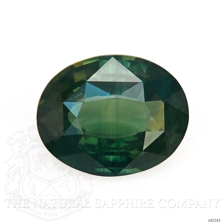 3.01 Ct. Green Sapphire from Ceylon (Sri Lanka)