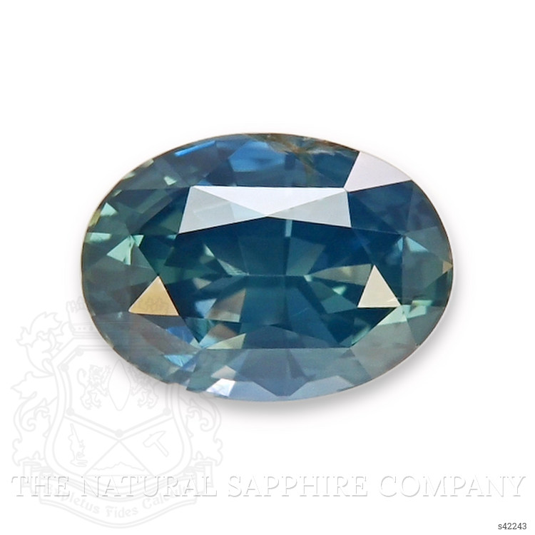 1.62 Ct. Greenish Blue Sapphire from Madagascar