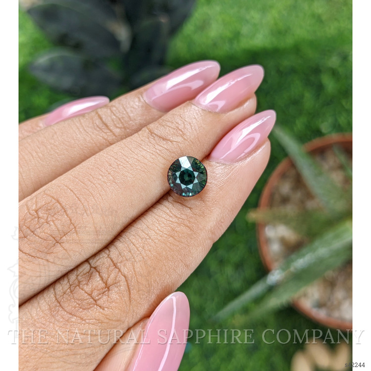 2.69 Ct. Bluish Green Sapphire from Tanzania