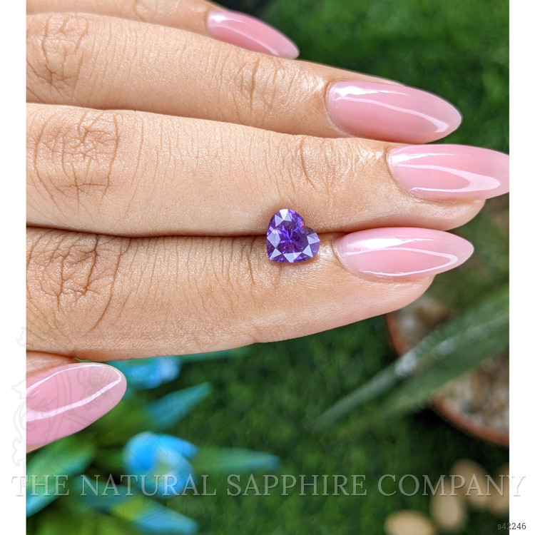 1.24 Ct. Purple Sapphire from Tanzania