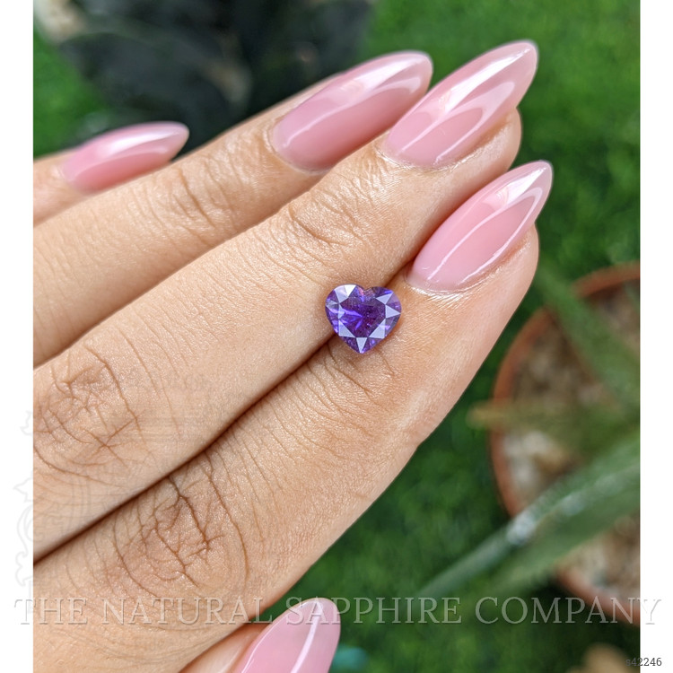 1.24 Ct. Purple Sapphire from Tanzania
