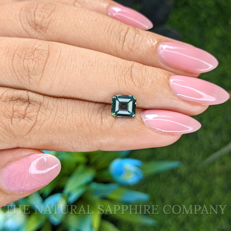 1.55 Ct. Bluish Green Sapphire from Tanzania