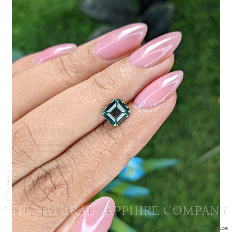 1.55 Ct. Bluish Green Sapphire from Tanzania