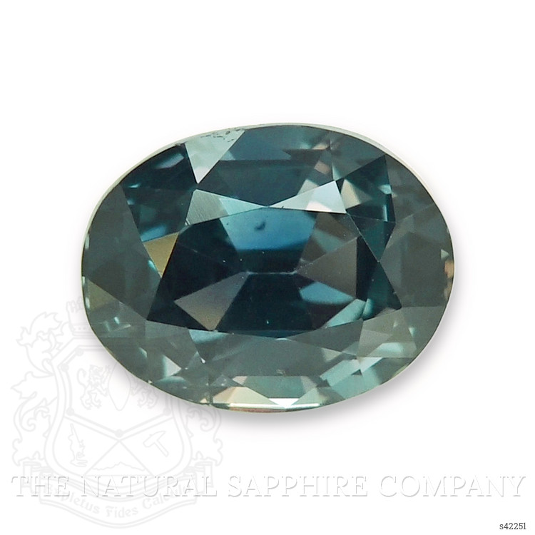2.03 Ct. Bluish Green Sapphire from Ceylon (Sri Lanka)