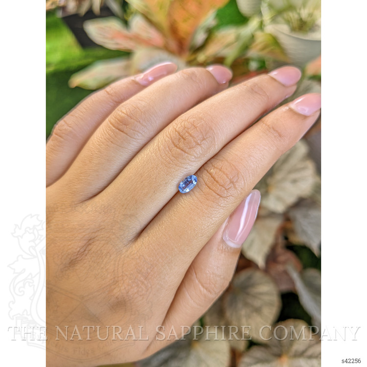 0.85 Ct. Blue Sapphire from Ceylon (Sri Lanka)