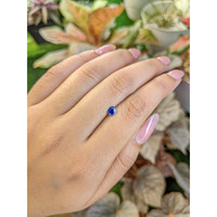 0.45 Ct. Blue Sapphire from Ceylon (Sri Lanka) Life Style