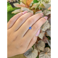 0.56 Ct. Blue Sapphire from Ceylon (Sri Lanka) Life Style