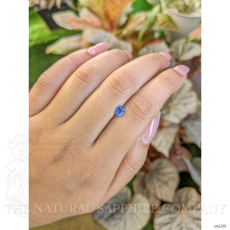 0.56 Ct. Blue Sapphire from Ceylon (Sri Lanka)