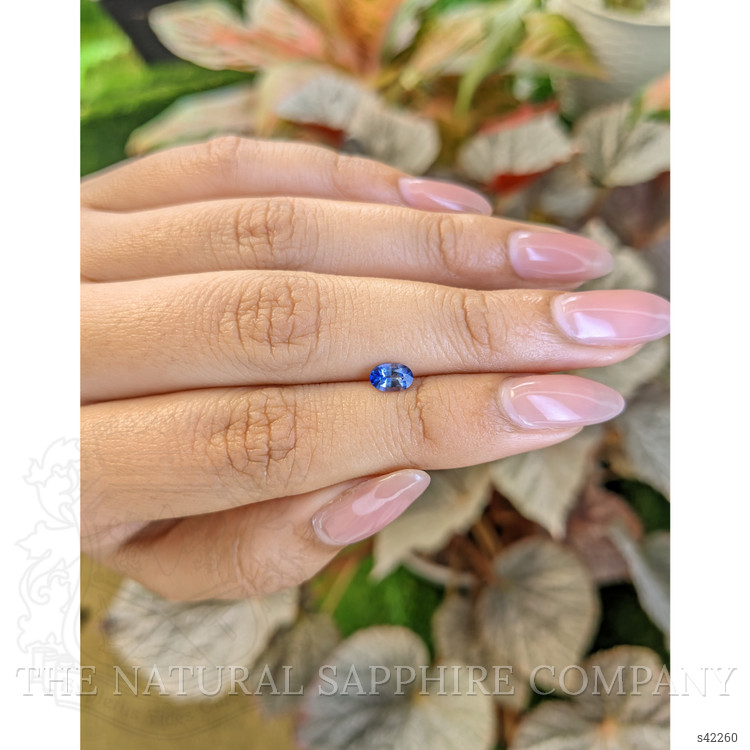 0.53 Ct. Blue Sapphire from Ceylon (Sri Lanka)