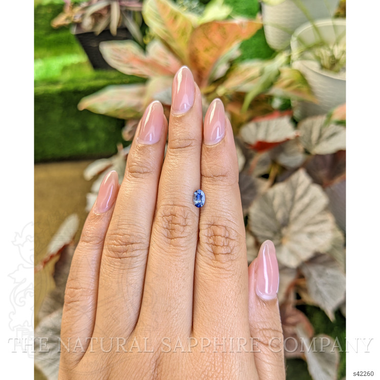 0.53 Ct. Blue Sapphire from Ceylon (Sri Lanka)