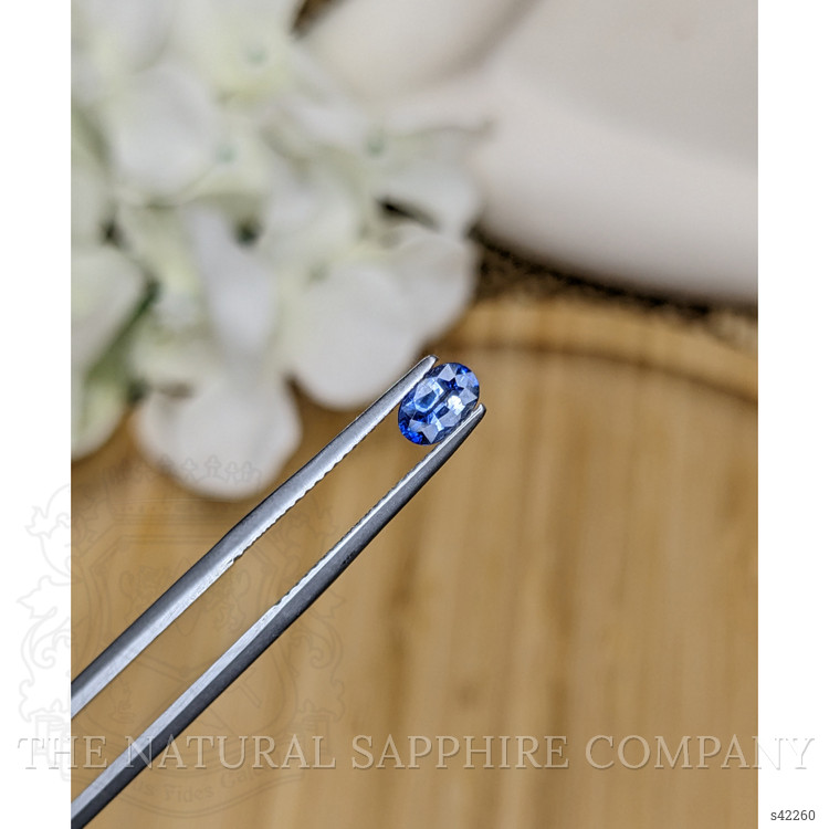 0.53 Ct. Blue Sapphire from Ceylon (Sri Lanka)