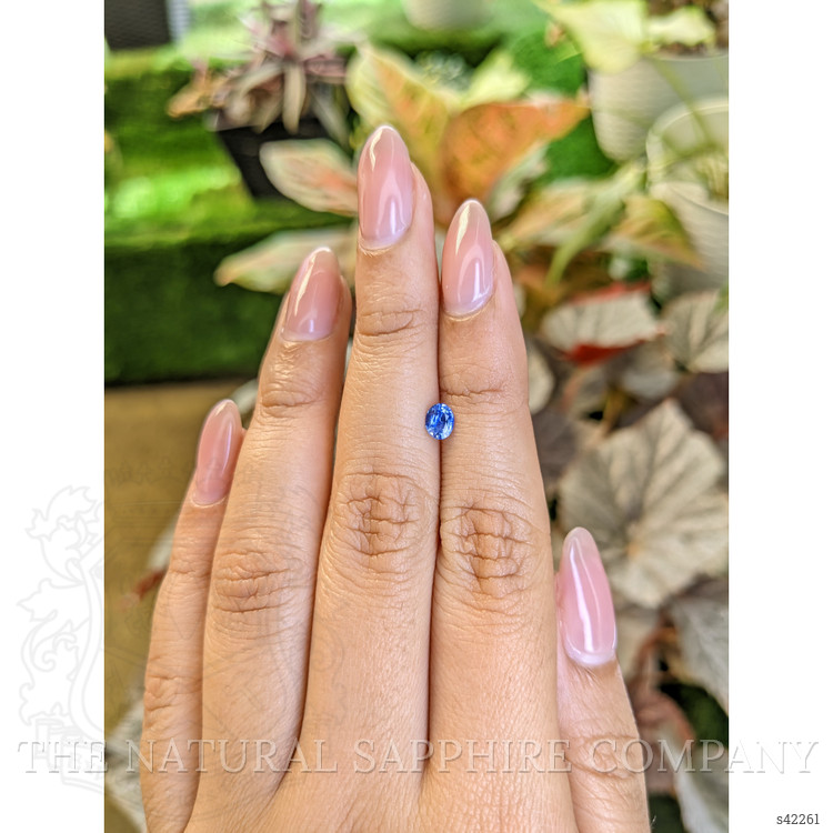 0.39 Ct. Blue Sapphire from Ceylon (Sri Lanka)