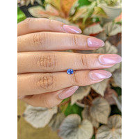 0.39 Ct. Blue Sapphire from Ceylon (Sri Lanka) Life Style