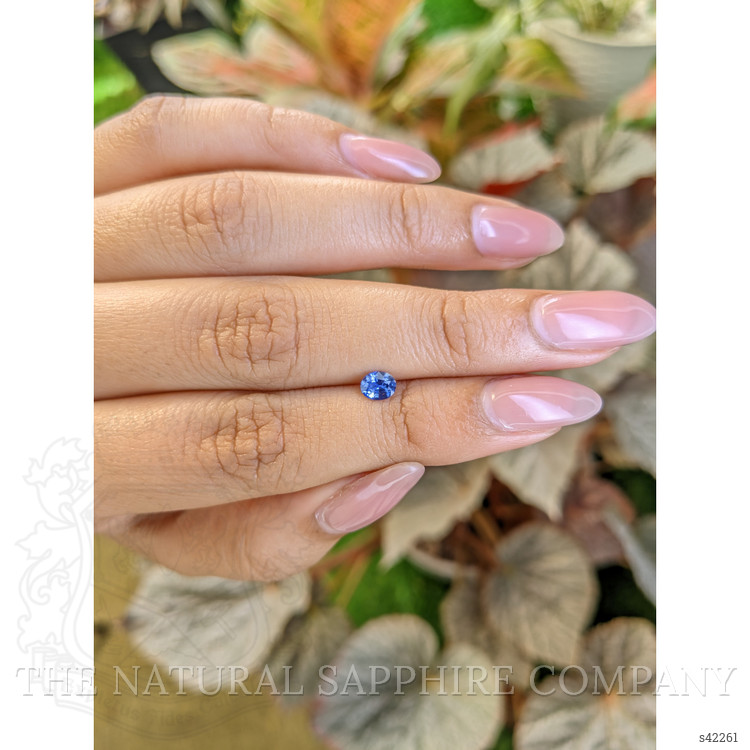 0.39 Ct. Blue Sapphire from Ceylon (Sri Lanka)