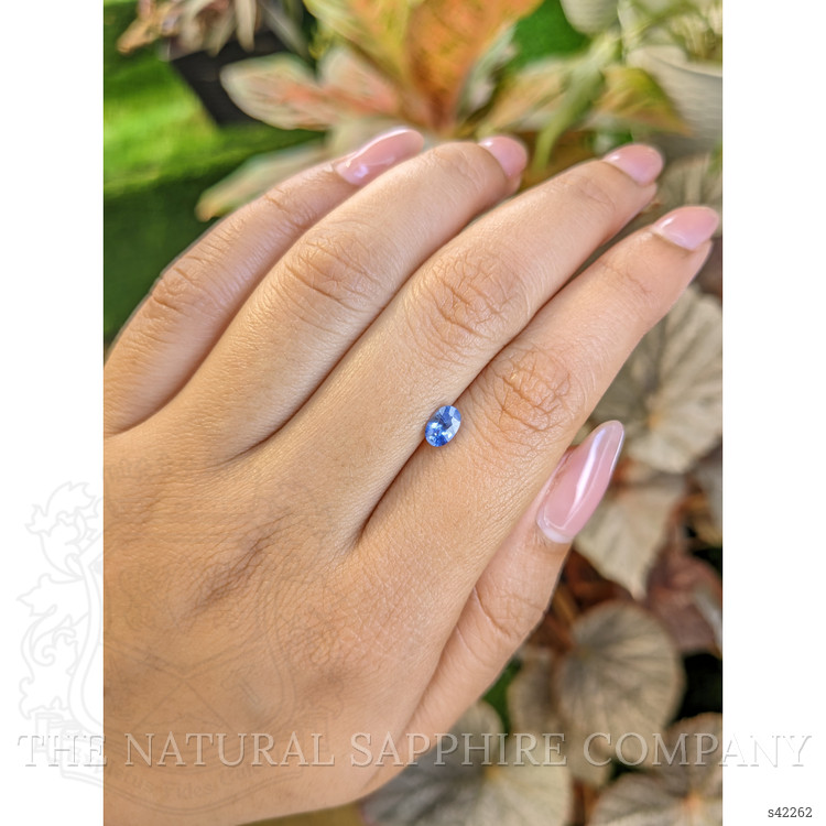 0.57 Ct. Blue Sapphire from Ceylon (Sri Lanka)