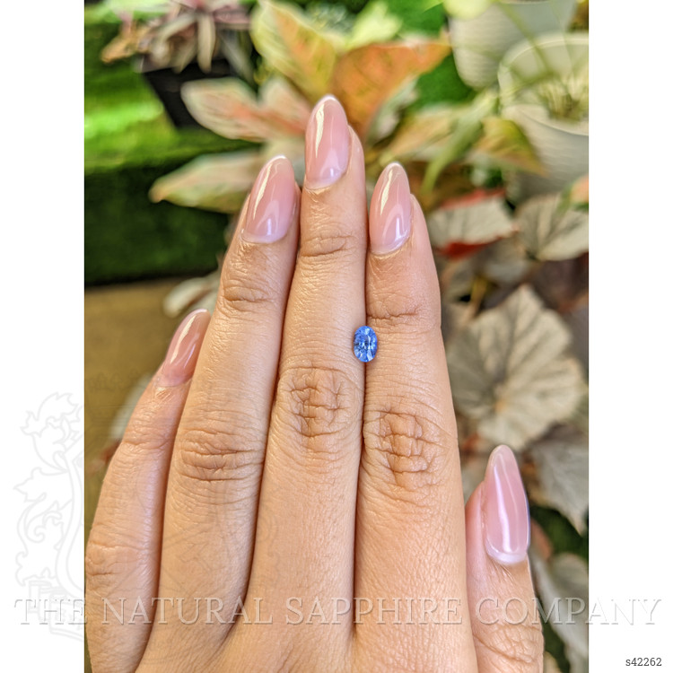 0.57 Ct. Blue Sapphire from Ceylon (Sri Lanka)