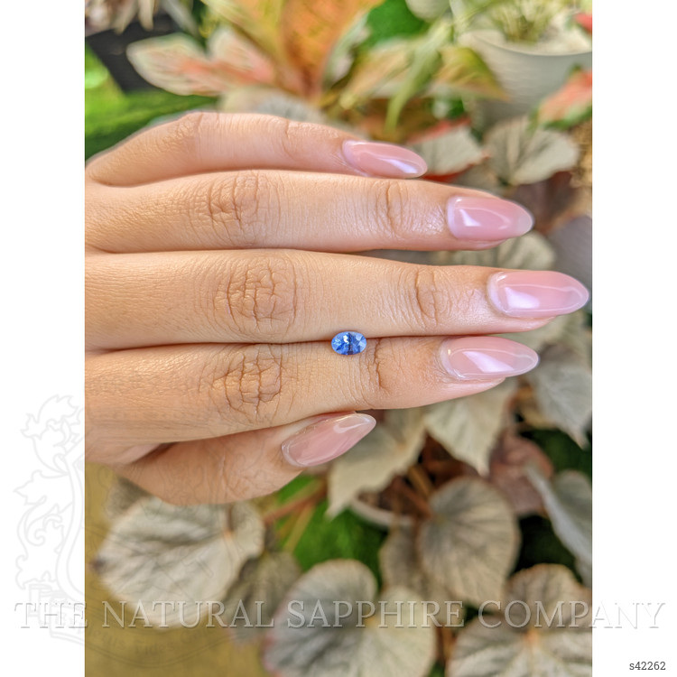 0.57 Ct. Blue Sapphire from Ceylon (Sri Lanka)