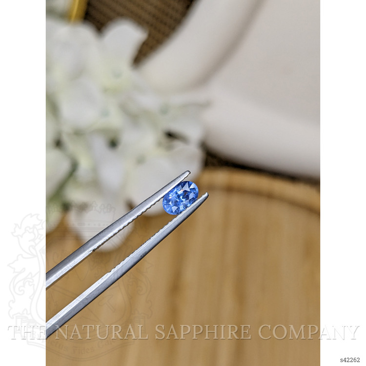 0.57 Ct. Blue Sapphire from Ceylon (Sri Lanka)
