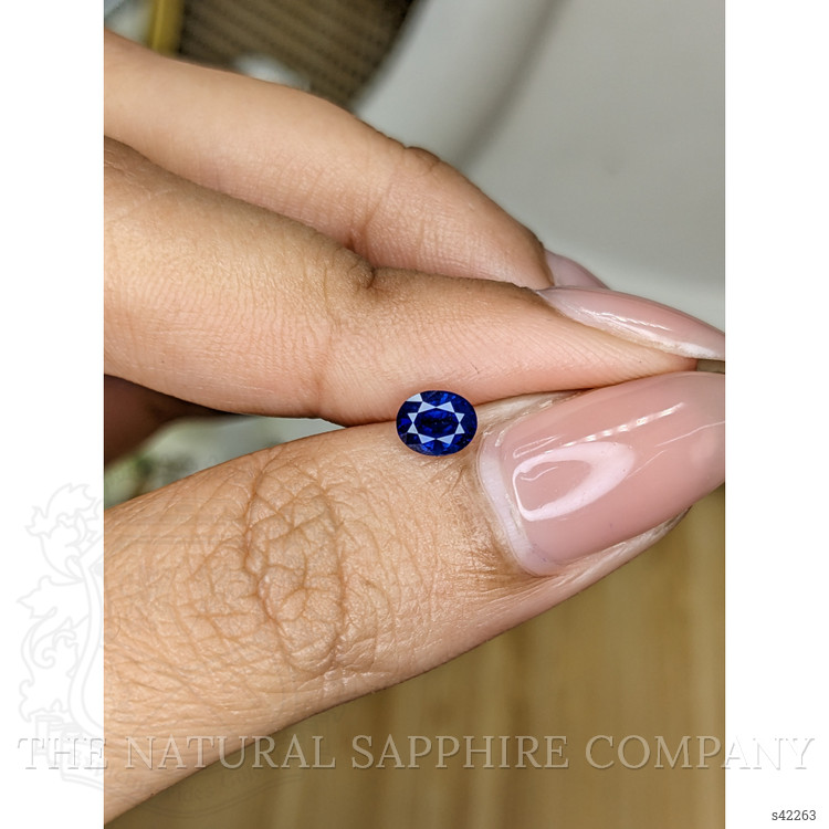 0.53 Ct. Blue Sapphire from Ceylon (Sri Lanka)