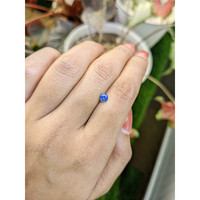 0.39 Ct. Blue Sapphire from Ceylon (Sri Lanka) Life Style