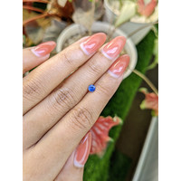 0.39 Ct. Blue Sapphire from Ceylon (Sri Lanka) Life Style