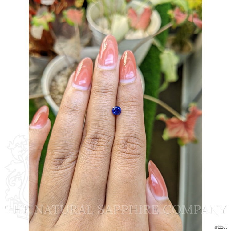 0.54 Ct. Blue Sapphire from Ceylon (Sri Lanka)
