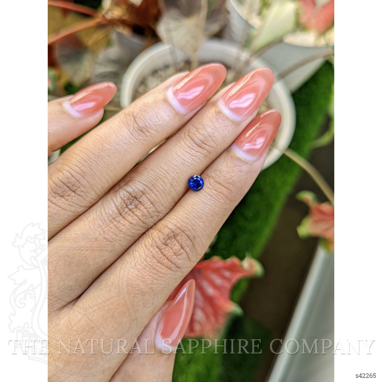 0.54 Ct. Blue Sapphire from Ceylon (Sri Lanka)