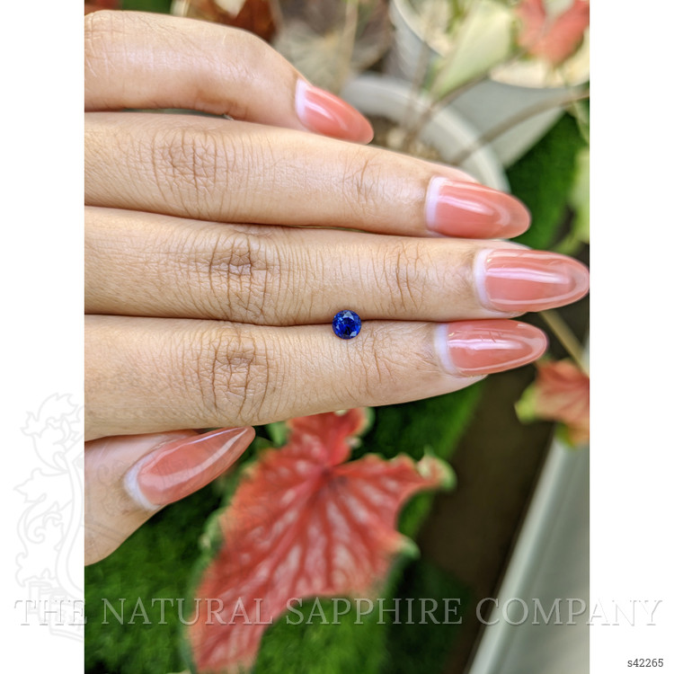 0.54 Ct. Blue Sapphire from Ceylon (Sri Lanka)