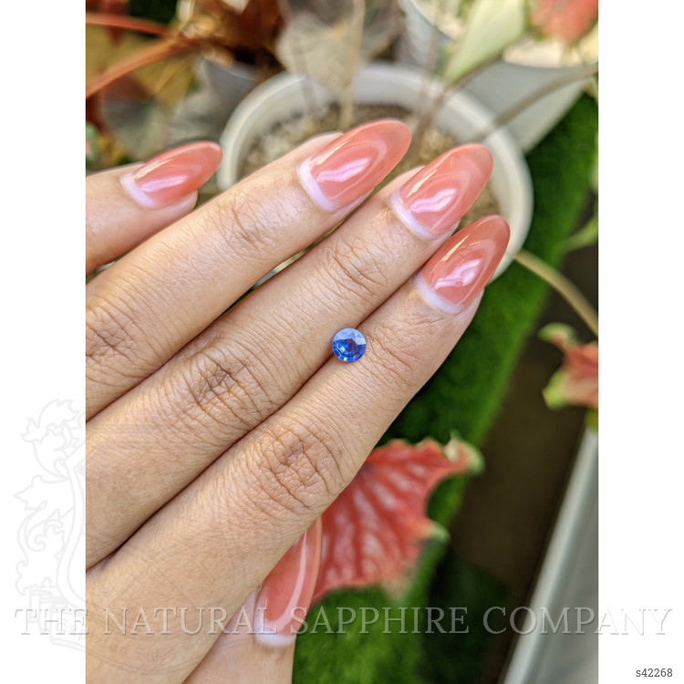 0.43 Ct. Blue Sapphire from Ceylon (Sri Lanka)