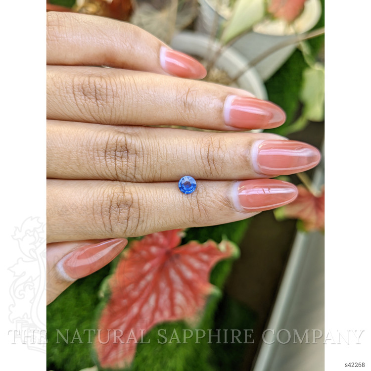 0.43 Ct. Blue Sapphire from Ceylon (Sri Lanka)